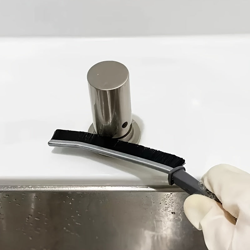3pcs Multi-purpose Gap Cleaning Brush Set: All-in-one Cleaning King for Bathroom, Toilet, Kitchen, Electric-free Hard Brush Easily Handles Toilet, Sink, Drain Pipe and Tiles
