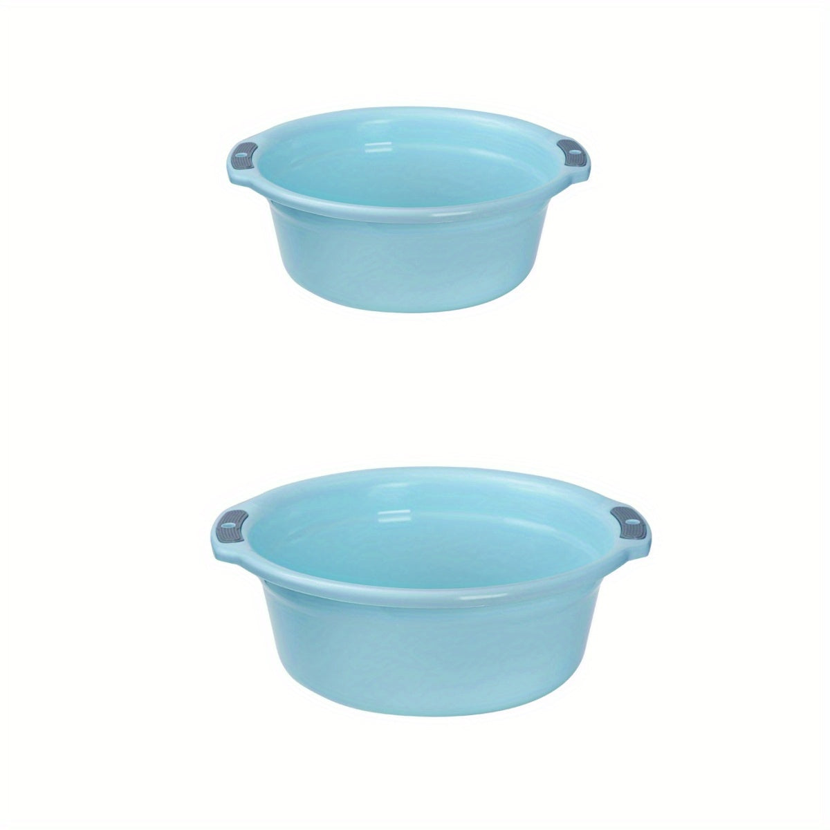 2pcs\u002F1set Wash Basin, Plastic Washbasin, Thickened Wash Basin, Household Wash Basin, Dormitory Basin, Dormitory Washbasin, Portable Footbath, Outdoor Portable Basin for Washing Feet, Basin for Home Outdoor Dorm, Back to School Supplies