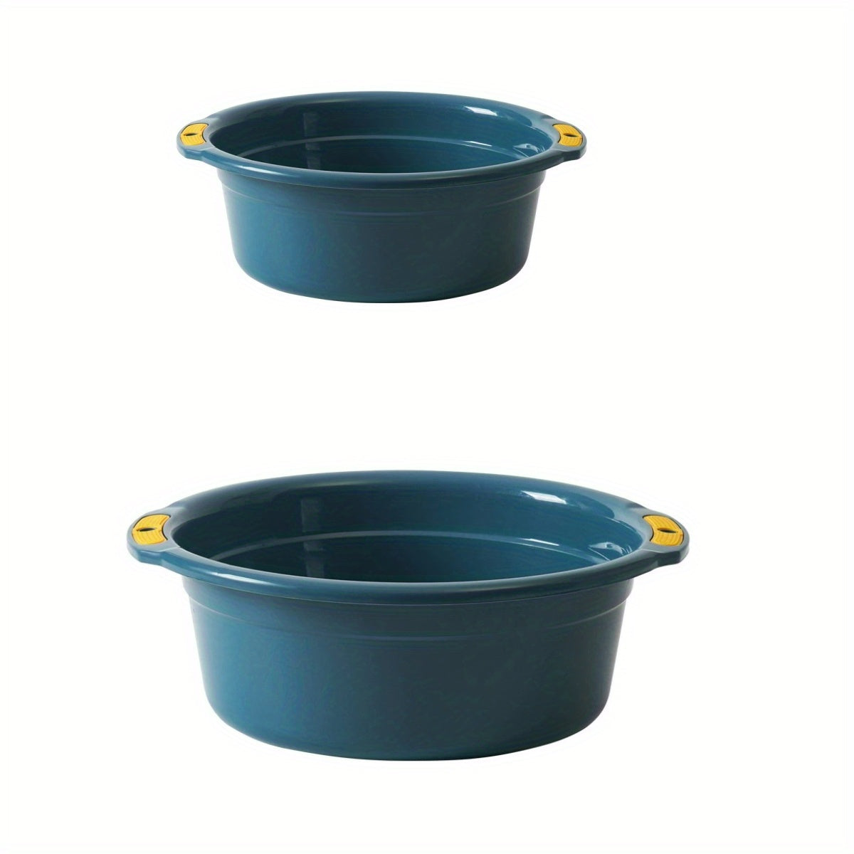 2pcs\u002F1set Wash Basin, Plastic Washbasin, Thickened Wash Basin, Household Wash Basin, Dormitory Basin, Dormitory Washbasin, Portable Footbath, Outdoor Portable Basin for Washing Feet, Basin for Home Outdoor Dorm, Back to School Supplies