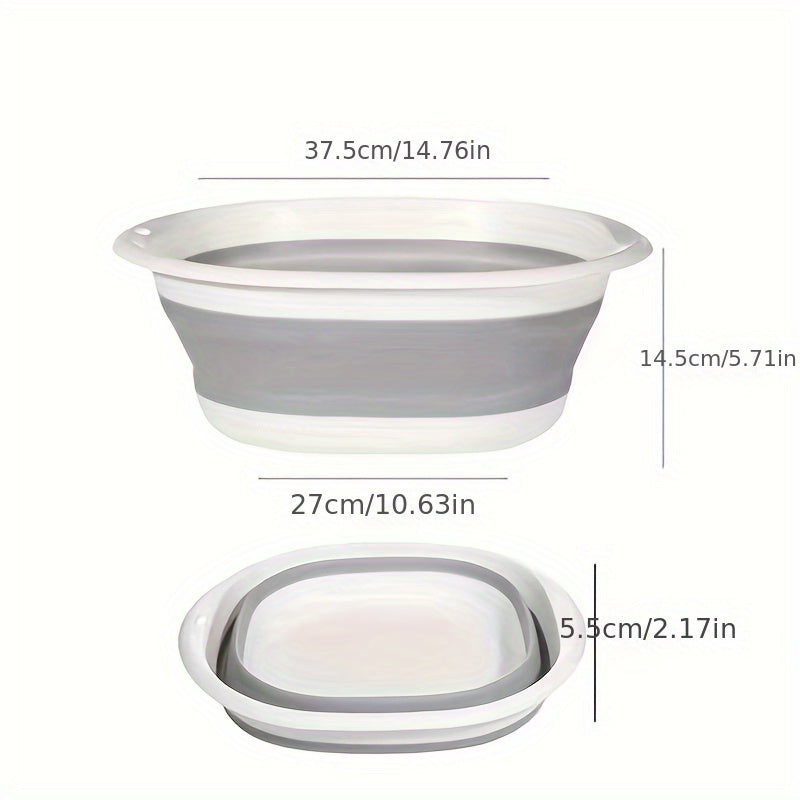 1pc\u002F3pcs Portable Foldable Washbasin - Durable Plastic, Ideal for RVs, Kitchens, Bathrooms, Homes & Outdoors - Perfect for Foot & Hand Washing - Essential Back-to-School Gear, Thick, Dormitories RV Sinks