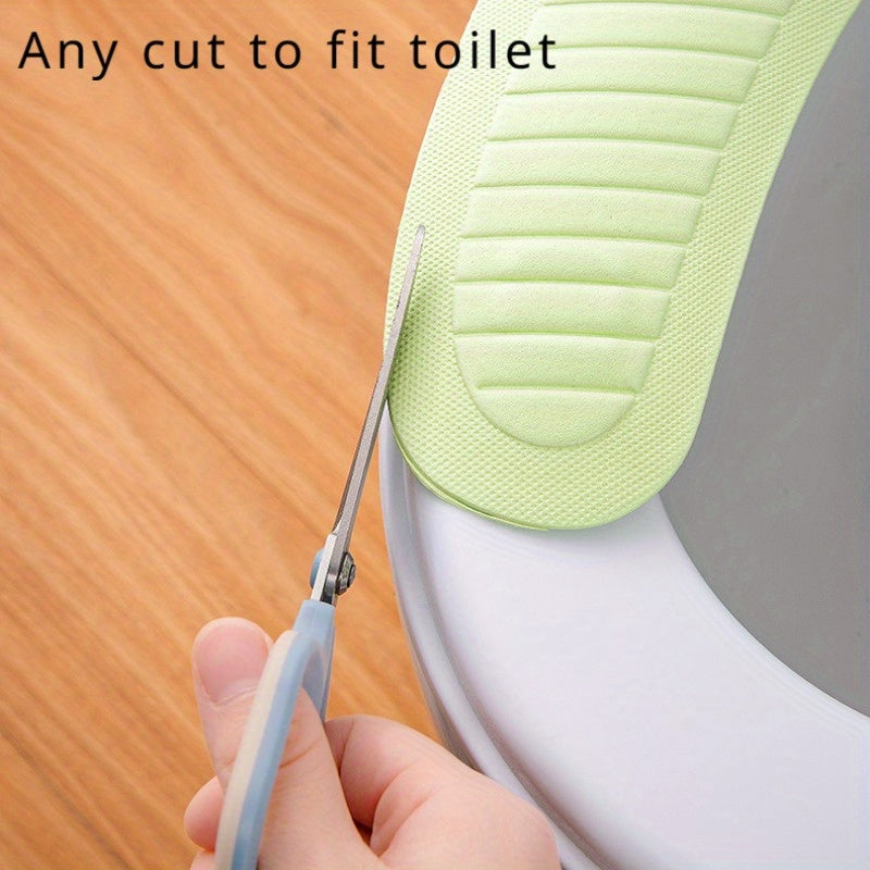 Waterproof Massage Toilet Seat Cushion Cover, Hand Washable, Water-Resistant, Adhesive Portable Toilet Sticker for All Seasons