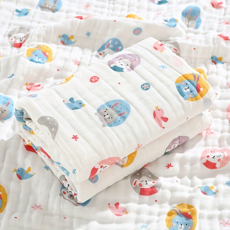 1pc Super Absorbent 4-Layer Bath Towel - Soft, Breathable, Woven Quick-Dry Towel, Machine Washable, Ideal for Christmas, Halloween, Thanksgiving Gifts
