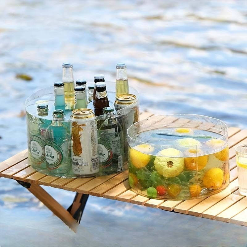 1pc Portable Foldable Basin. Outdoor Travel, Home Wash Basin, Foot Basin, Picnic Basin, Travel Hotel Basin, Easy to Carry And Foldable