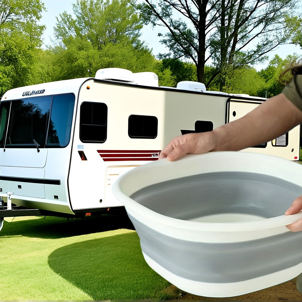 1pc\u002F3pcs Portable Foldable Washbasin - Durable Plastic, Ideal for RVs, Kitchens, Bathrooms, Homes & Outdoors - Perfect for Foot & Hand Washing - Essential Back-to-School Gear, Thick, Dormitories RV Sinks