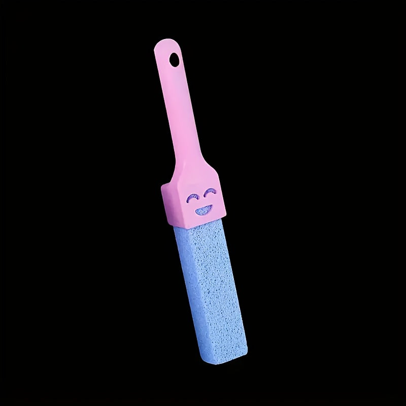 Set of 2pcs (limestone + handle), long handled limestone toilet brush, cleaning brush, no dead end brush, Toilet Power Descaling device - perfect for bathroom\u002Fpool\u002Fhome cleaning!