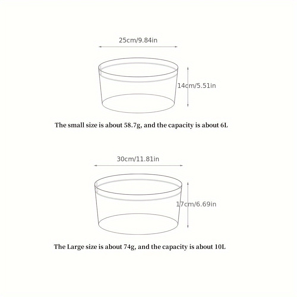1pc Portable Foldable Basin. Outdoor Travel, Home Wash Basin, Foot Basin, Picnic Basin, Travel Hotel Basin, Easy to Carry And Foldable