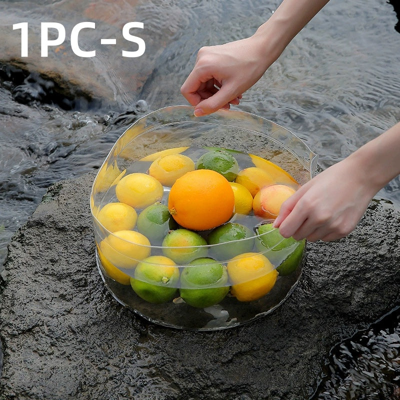 1pc Portable Foldable Basin. Outdoor Travel, Home Wash Basin, Foot Basin, Picnic Basin, Travel Hotel Basin, Easy to Carry And Foldable